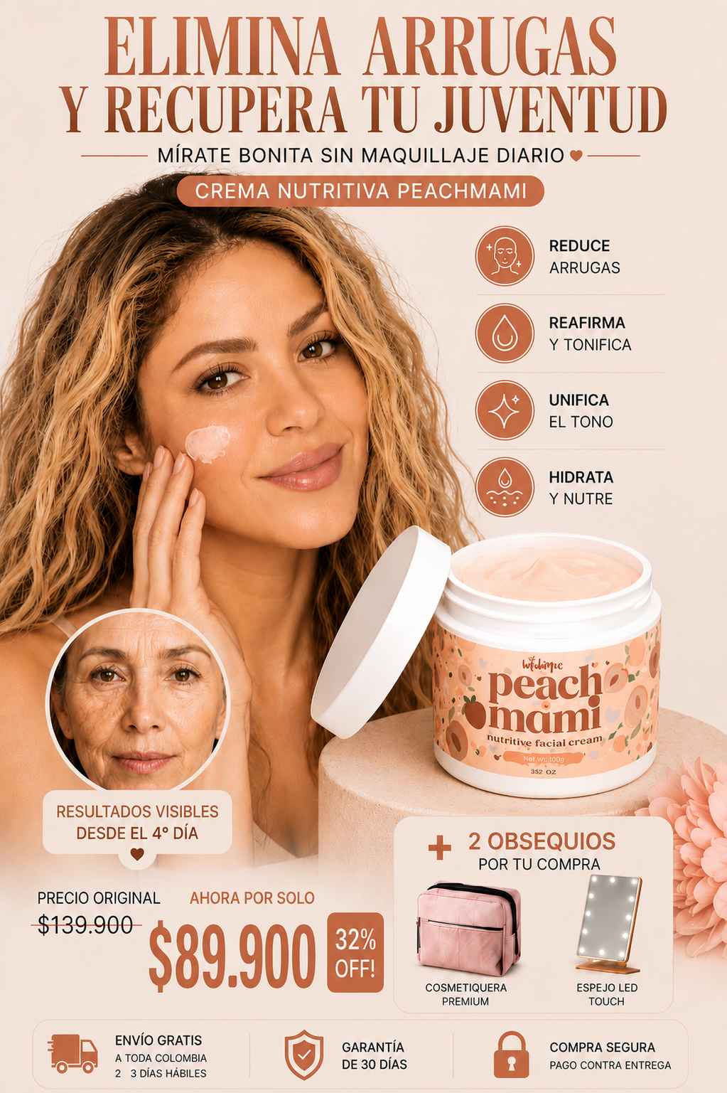Peach Mami® Crema secreta de las coreanas